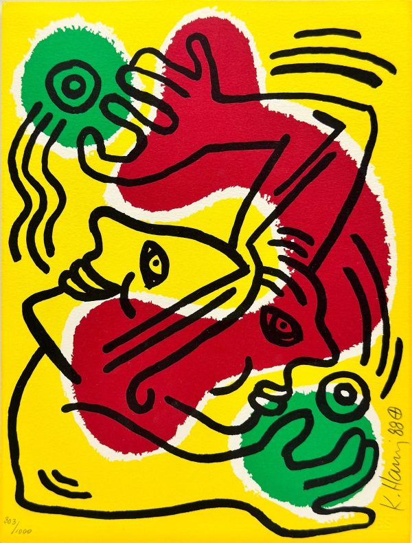 Haring, Keith, International Volunteer Day, 1988