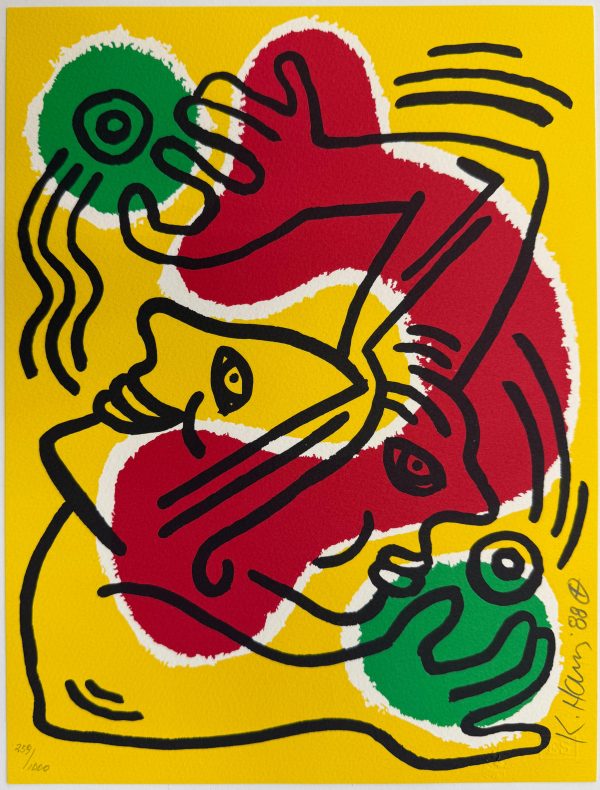 Haring, Keith, International Volunteer Day, 1988